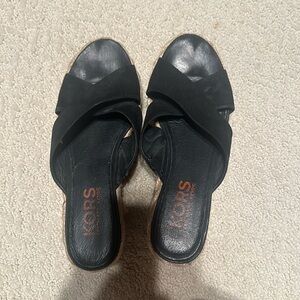 Size 8 Michael Kors wedge sandals